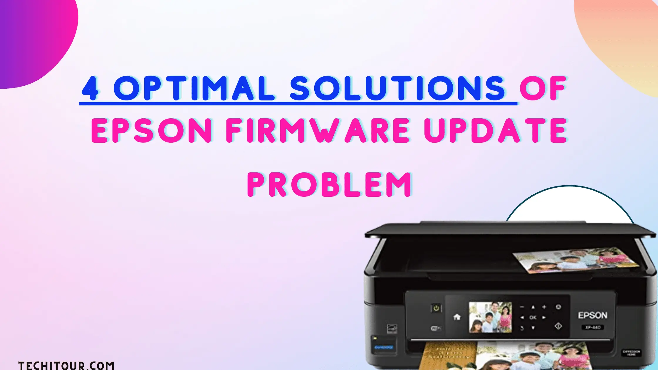 Epson Firmware Update Problem