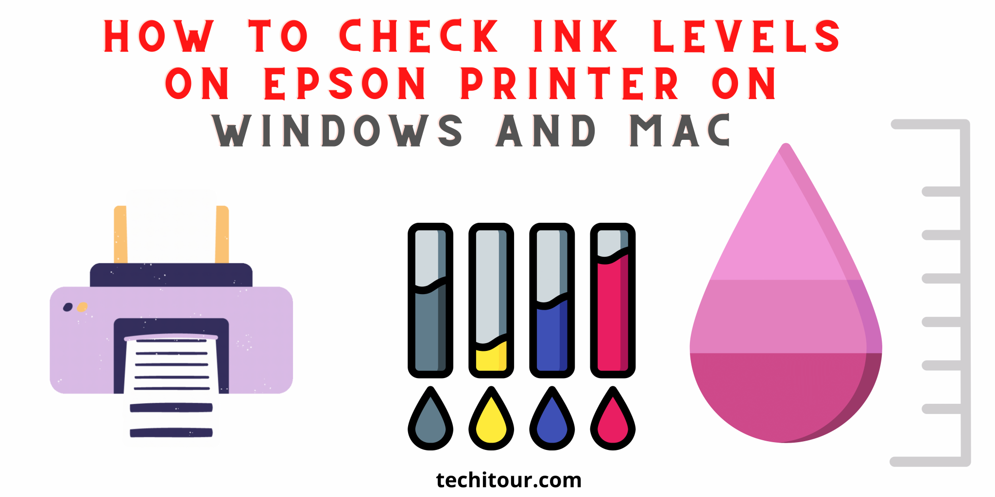 How To Check Ink Levels On Epson Printer On Windows And Mac Techi Tour 3249